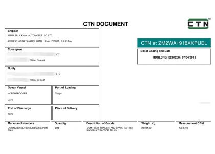CTN Certificate