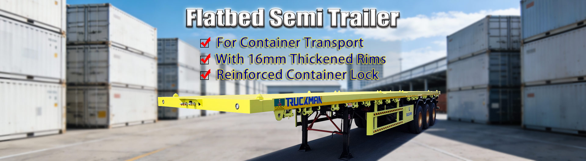 truckman flatbed semi trailer