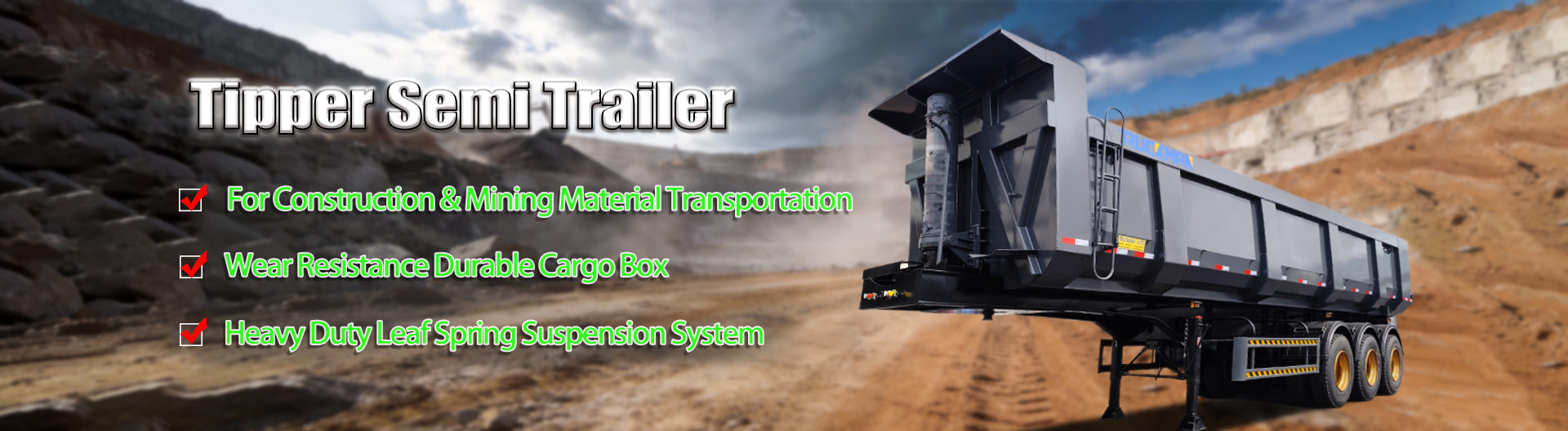 truckman tipper semi trailer