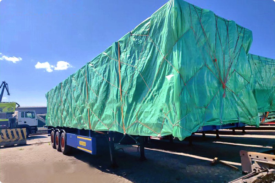 3-axle 60-ton side wall semi trailers for Sierra Leone