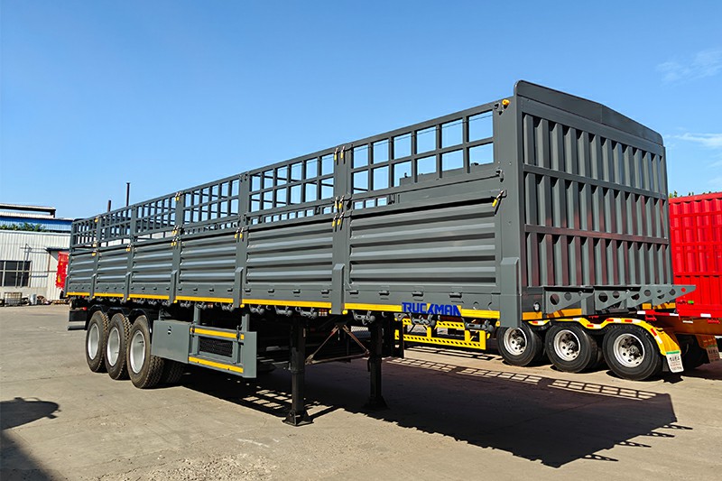 RUCKMAN fence semi trailer for agricultural and general cargo