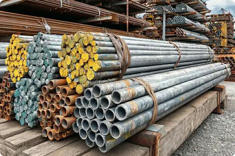Steel products and construction materials for general cargo transport