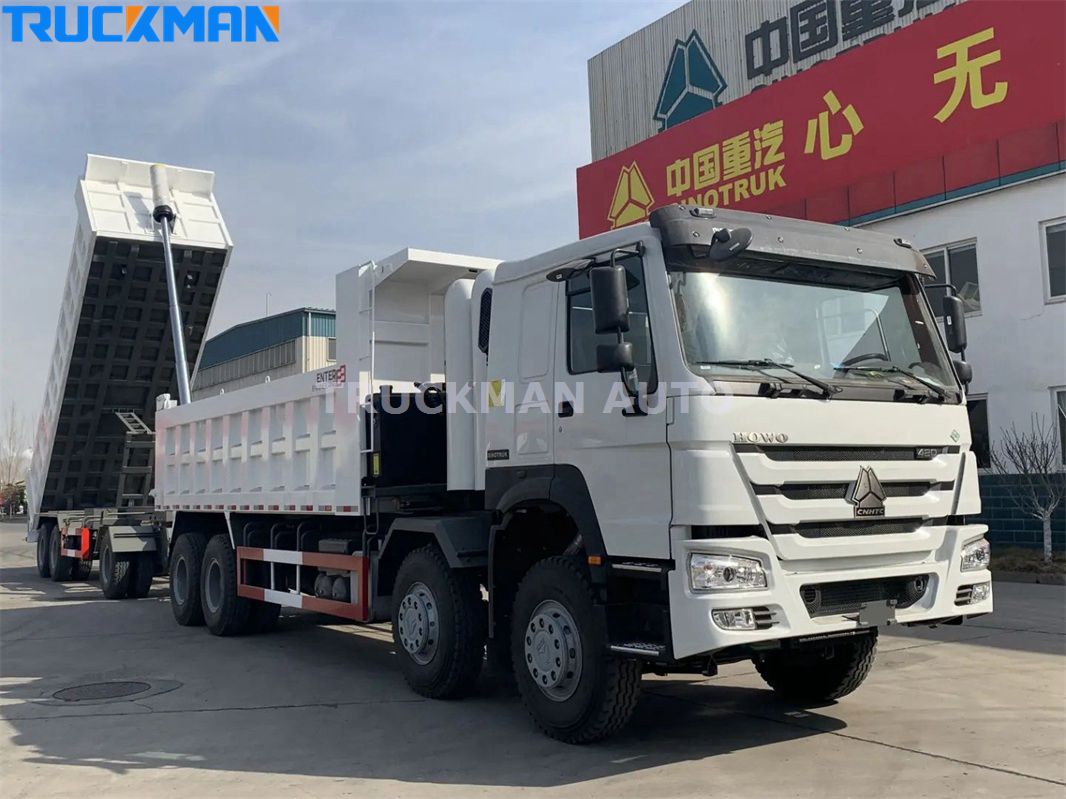 drawbar tipper trailer