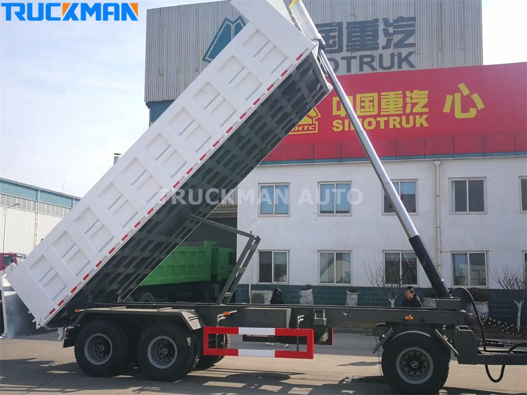 drawbar tipper trailer