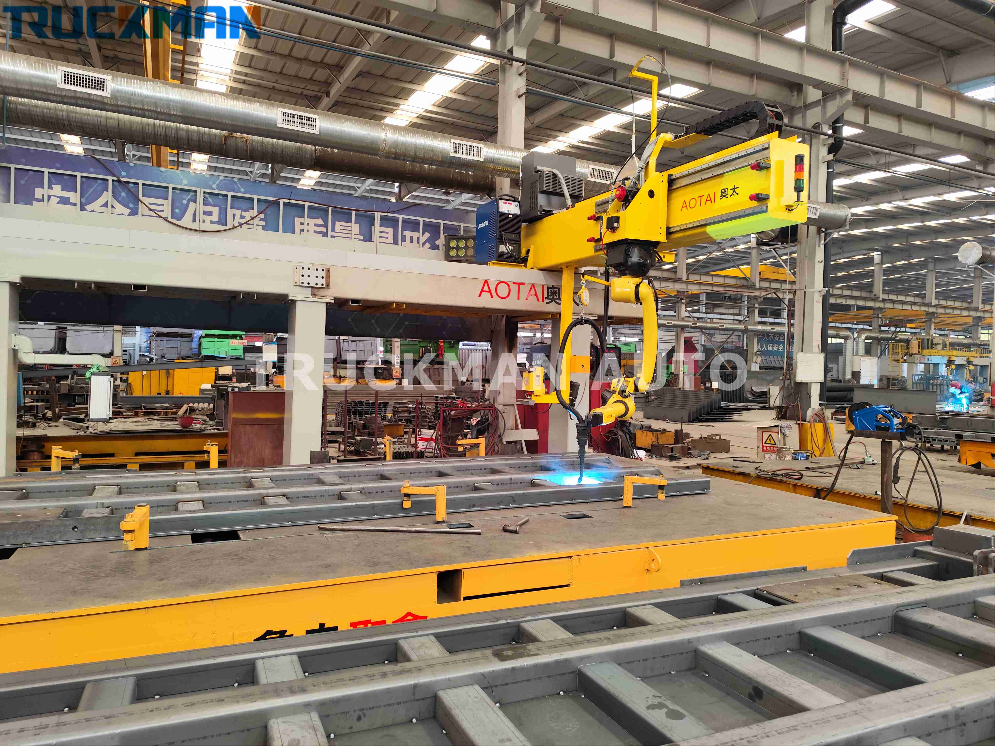 skeleton container trailer