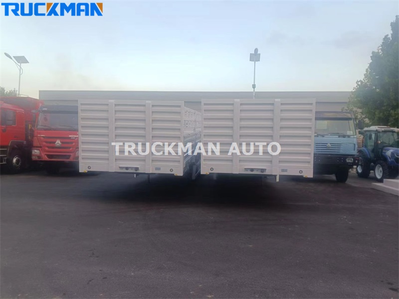 3 axles fence trailer