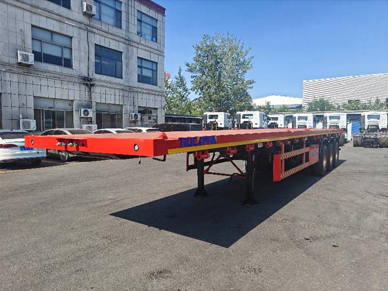 flatbed trailer oblique front