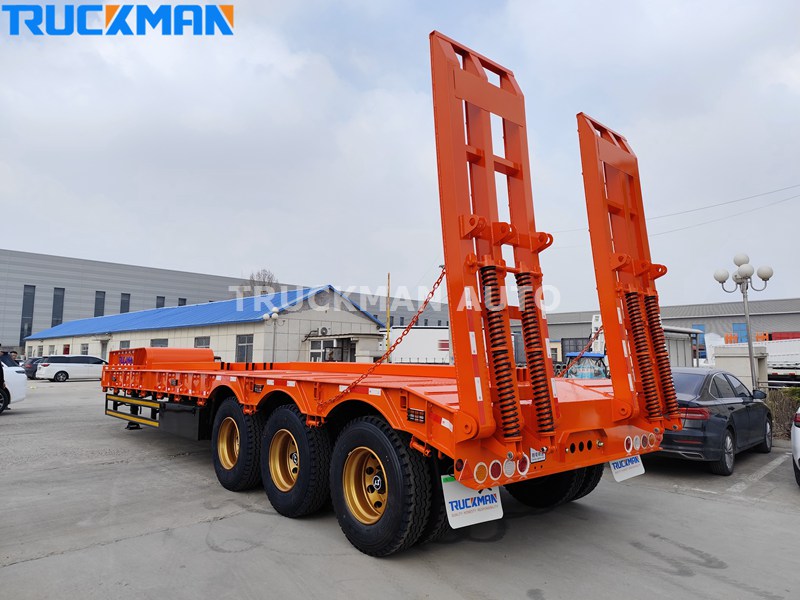 3 Axles Low Bed Trailer
