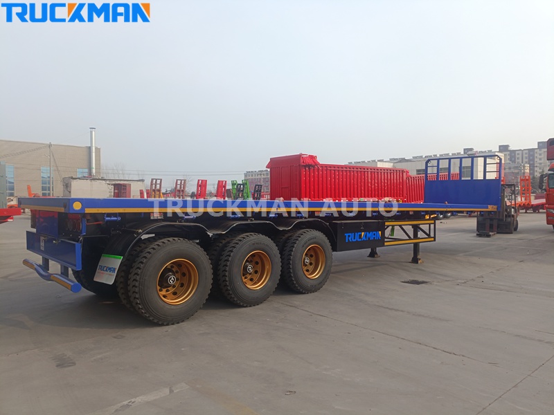 3 Axle Container Flatbed Trailer
