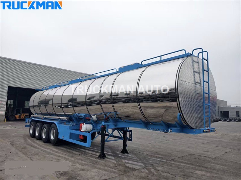 4 axle asphalt tank trailer