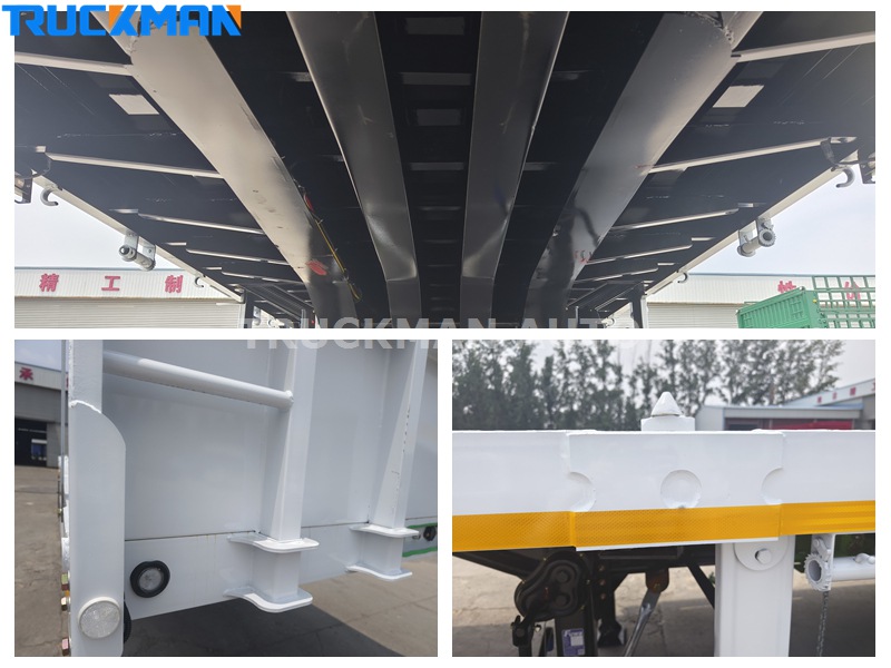 60 Tons Flatbed Trailer Detailed Design