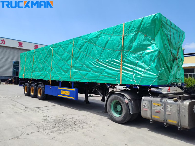 Container Flatbed Trailer Waterproof Tarpaulin