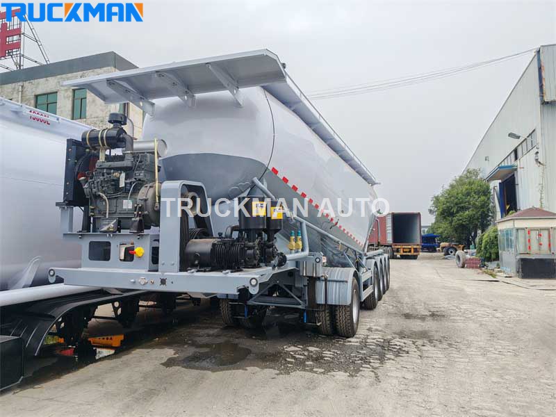 Bulk powder tanker trailer factory