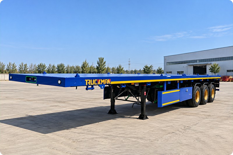 TRUCKMAN Flatbed Container Semi Trailer