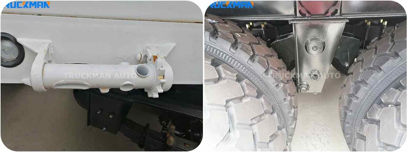 drawbar cargo trailer detail