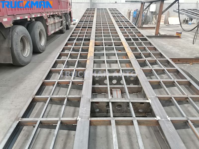 drop side wall trailer chassis picture