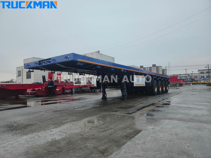 4 Axle Flatbed Semi Trailer