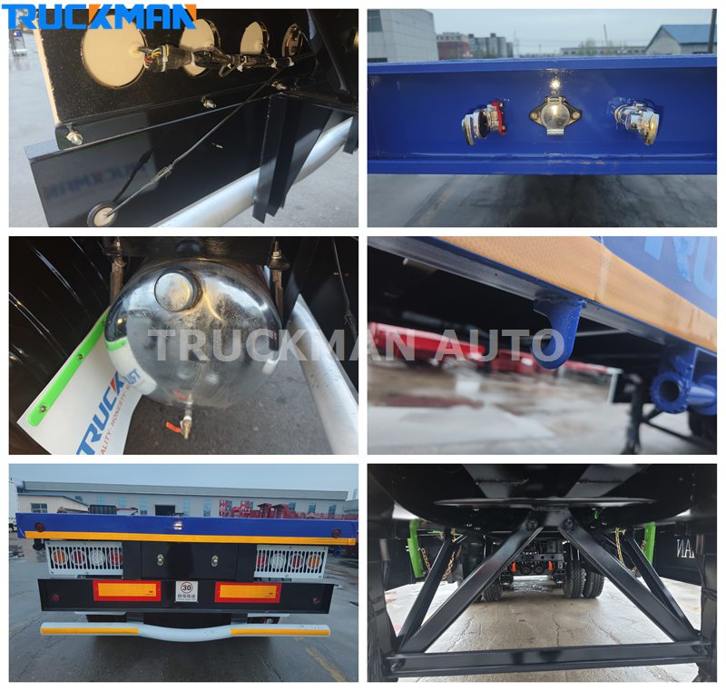 Air Suspension Flatbed Semi Trailer
