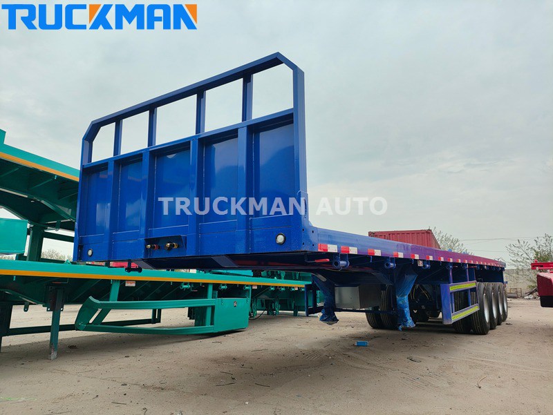 4 Axles 60 Tons Semi Trailer