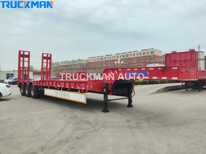  3 axles low flatbed trailer dealer