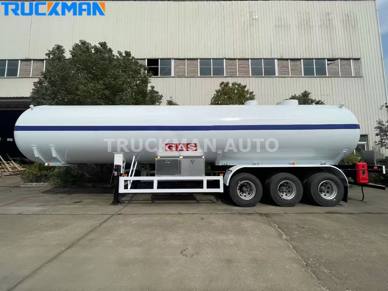 3 Axle 52.6CBM LNG Tanker Trailer