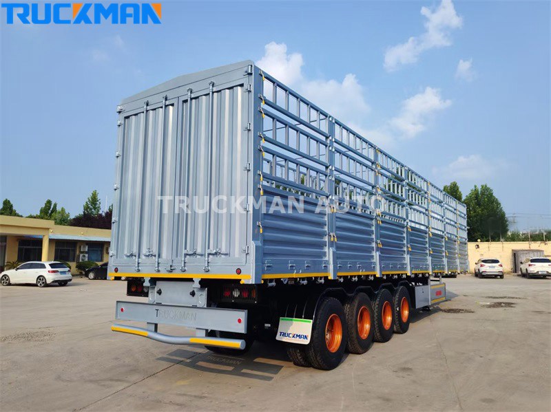 4 Axles Fence Semi Trailer