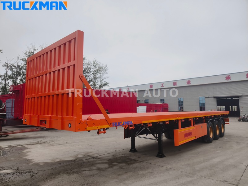 3 Axle Flatbed Semi Trailer