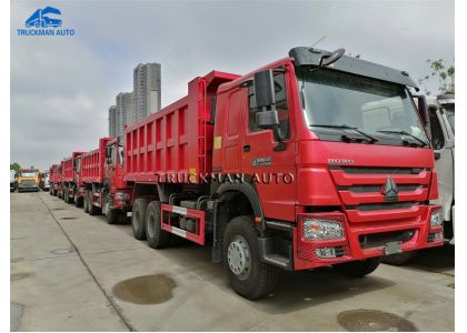 5 Units SINOTRUK HOWO Dump Truck Finished Production Ready To Shipment