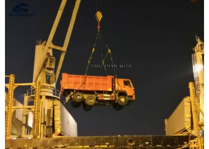 One Used HOWO Dump Truck Ready To Dakar Port