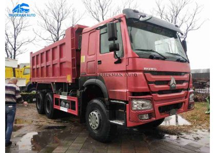 SINOTRUCK HOWO 371HP Tipper Truck Delivery To Conakry Port