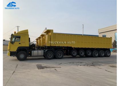 4 Sets Truck Head and Dump Trailer Will Delivery To TEMA Port