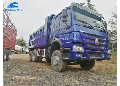 2 Units Used HOWO Dump Truck Ready Delivery To Abidjan