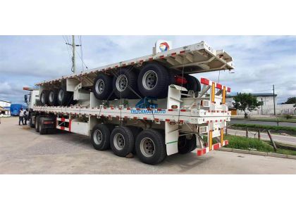 Received Zambia Customer's Feedback About Container Semi Trailer