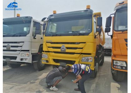2 Units SINOTRUK HOWO Dump Truck Delivery To Ghana