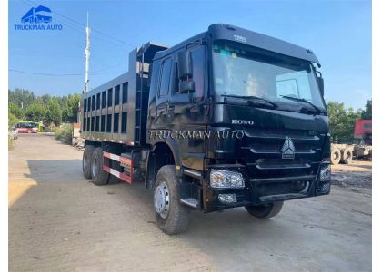 One Second Hand SINOTRUK HOWO Dump Truck Delivery To Guinea