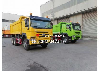 2 Units SINOTRUCK HOWO 371HP Dump Truck Delivery To Ghana