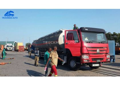 Zambian Customer Receives Fuel Tank Semi Trailer
