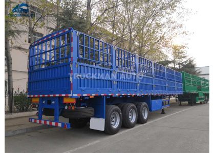 3 Axle Fence Semi Trailer Delivery To Senegal