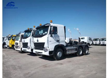 Two Units SINOTRUK HOWO A7 420HP Truck Head To Ghana