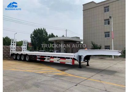 4 Axle Low Bed Semi Trailer Shipping To Guinea