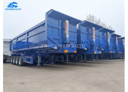 4 Axle Tipper Trailer Truck Service For Simandou Iron Mine