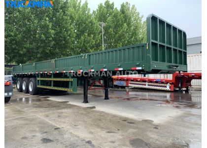 3 Axle 50 Tons Side Wall Trailer Delivery To Mombasa Port, Kenya