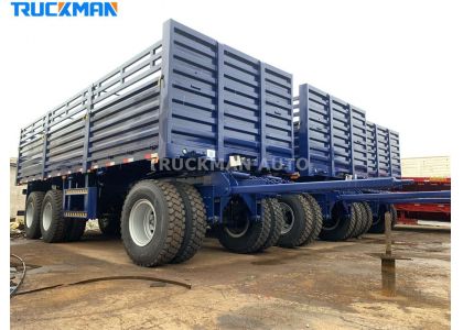 4 Units Drawbar Cargo Full Trailer To East Africa