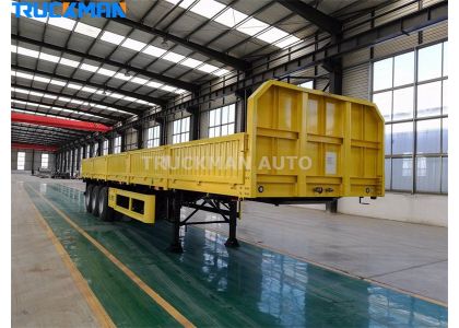 50 Ton Side Wall Flatbed Trailer Delivery To Zambia