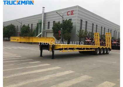 4 Axle Low Bed Trailer Delivery To DR Congo