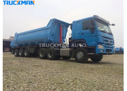 3 Axle U Shape Dump Trailer Delivery To Mozambique