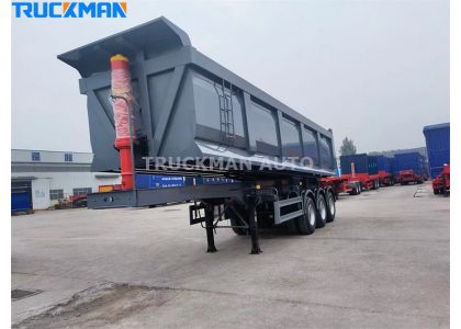 3 Axle 50 Ton Tipper Trailer For Tanzania