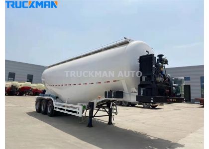 42m3 Dry Powder Cement Tanker Trailer Delivery To Sudan