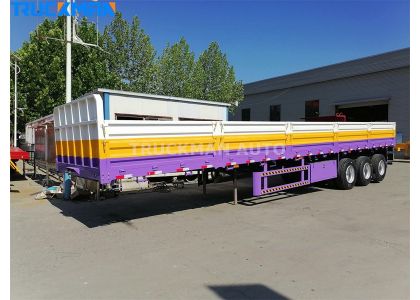 60 Tons Side Wall Trailer Delivery To Malawi
