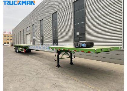 3 Axle Extendable Flatbed Trailer Delivery To Chile